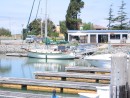 Here is a view of the boat at the guest dock of the San Leandro Yacht Club