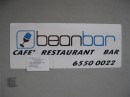 Our friends Ray and tony took over the Bean Bar when it was just a cafe, hence the name.   The sign out front speaks to the amount of expansion they have done since taking over.  Now they offer three meals, have live entertainment on weekends and special events like their New Year