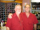 This is Ray (left) and Tony standing behind the bar at their restaurant.  Ray was in retail in Sydney and Tony spent most of his career working in a petroleum refinery in the Sydney area.