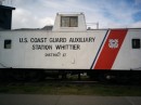 The Coast Guard Auxillary office is in an old train caboose.  That is probably something you wont find anywhere else in the world.