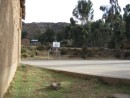 This is a clever idea we have seen many places in Peru.  Its a combination soccer and basketball goal in a school yard