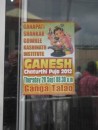A poster advertising the Ganesh Chaturthi festivities