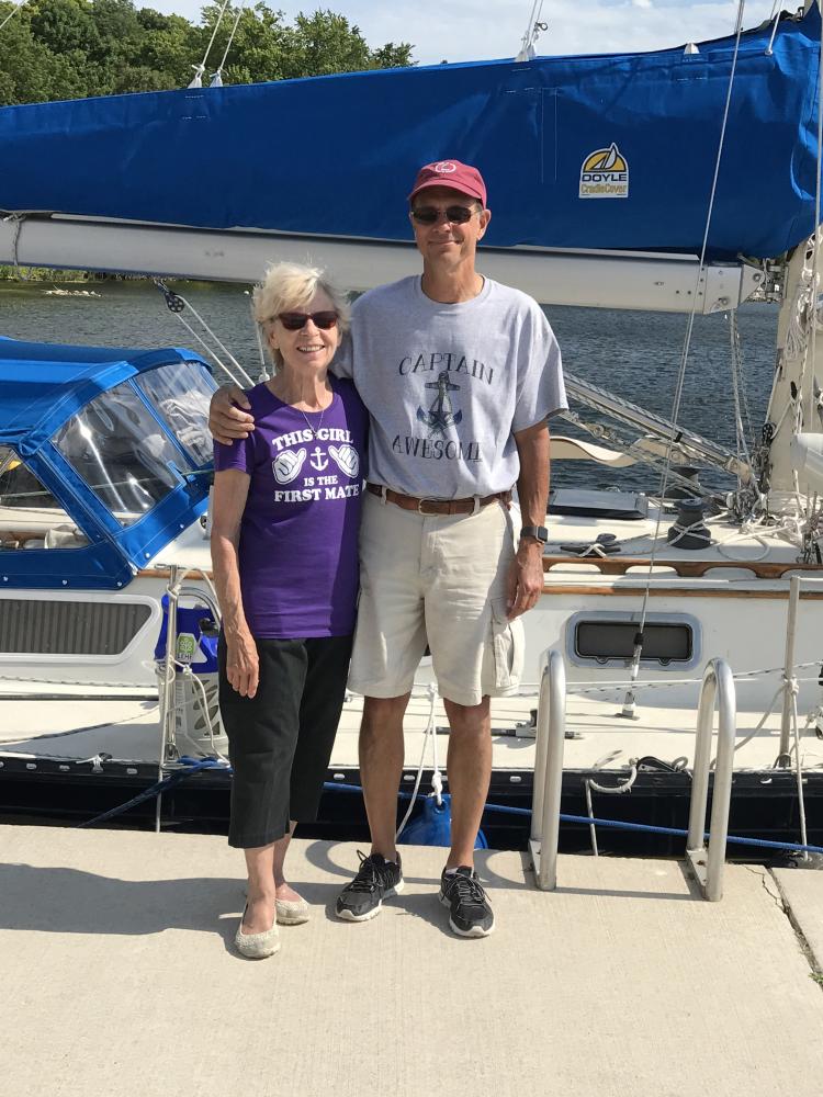 The Captain and First Mate: Thank you for the shirts, Joyce