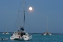 Moon at Tabago Cays