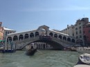 Rialto Bridge from our tender in Venice