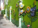 Just love the way they decorated this wall in Curacao - Punda area
