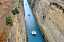 Ta-b going through the Corinth Canal