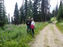 Mountain Hiking: Russ and I enjoying the trails
