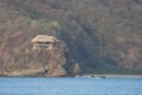 One of the only houses in third bay, in the national park north of Santa Marta where we anchored for a night