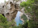 This arch formation on Capri was very picturesque