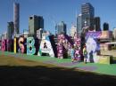 Brisbane: Great Sign with Brisbane in background