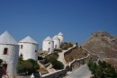 Good hike up to this fort in Pandeli, Leros - loved the windmill converted cottages