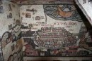 Copy of Macaba mosaic map in Akko synagogue stairway
