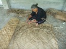 Weaving mats for export. 