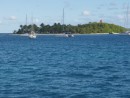 Small off shore island that everyone swims to. Islet Grosier