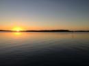 Sunset in Sandy Straits off Fraser Island