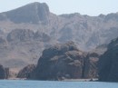 Mountainous Baja Peninsula