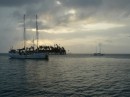 Sonnenuntergang in den Coco Bandero Cays.