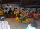 Traditioneller Tänzer der Polynesier.