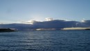 Ein Dicker Schauer als wir Morgens aus Jolly Harbour los segeln.