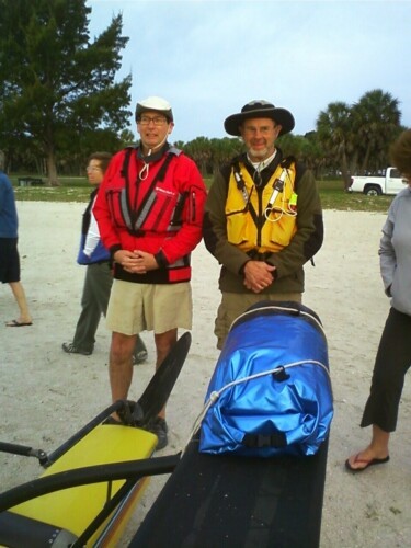 Bill Salter and I at the start of the 2011 Everglades Challenge. 