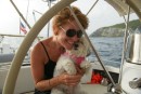 Mom offers Sophie some navigation tips before handing over the helm. Sophie doesn