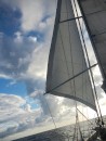 At sail.