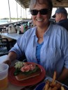 My first lobster roll, believe it or not!