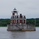 Lighthouse in the Hudson south of the Erie Canal split