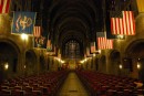 The interior of Cadet Chapel at West Point
