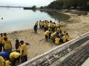 Teamworking på stranden: Nongsa Point Marina
