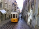 The splendid cable-car in Lisbon