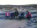 The New Year holiday on Islay, with Morag, Sukie, Colin, Tom and Sus (not in this shot) - and Tessie