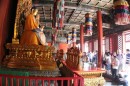 Im Lama Tempel, Peking.
