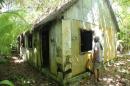 Ile Boddam, Salomon Atoll: Hausruine im Inselinneren
