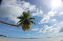Chagos: Blick ueber die Lagune des Salomon Atolls.