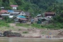Dorf am Mekong River, Juni 2014