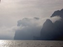 Nice mist / cliff shot.  NW Mallorca