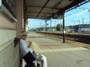 Waiting for Paris train at Montargis