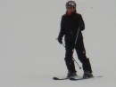 Sue skiing in Spain