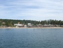Looking at Chacala from the boat.