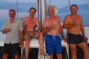 The team after 19 days at sea...