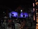 Stage in the plaza at La playa