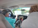 Gary and DeLynn and their dog, Sailor Boy--more spoiled than Timmy!