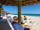 Daddy, relaxing on Taino Beach