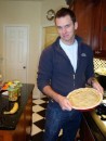 Ethan made the spinach pie for Christmas Brunch this year!