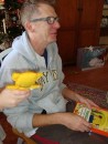 The best present EVER was to Tim from Jenny!  A replacement for "pocket bear" that he lost about 40 years ago!!!!!