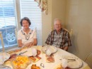 Grandma Lu and Grandpa on Thanksgiving day