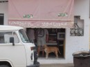 A local La Cruz butcher shop