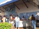 The La Cruz fish market.  Local fishermen head out in pangas from the docks here and come back with unbelievable loads!